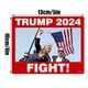 thumbnail image 2 of Pegatinas 2024 Elección política coche camión ventana portátil vinilo calcomanía nunca rendirse pegatina, 2 of 2