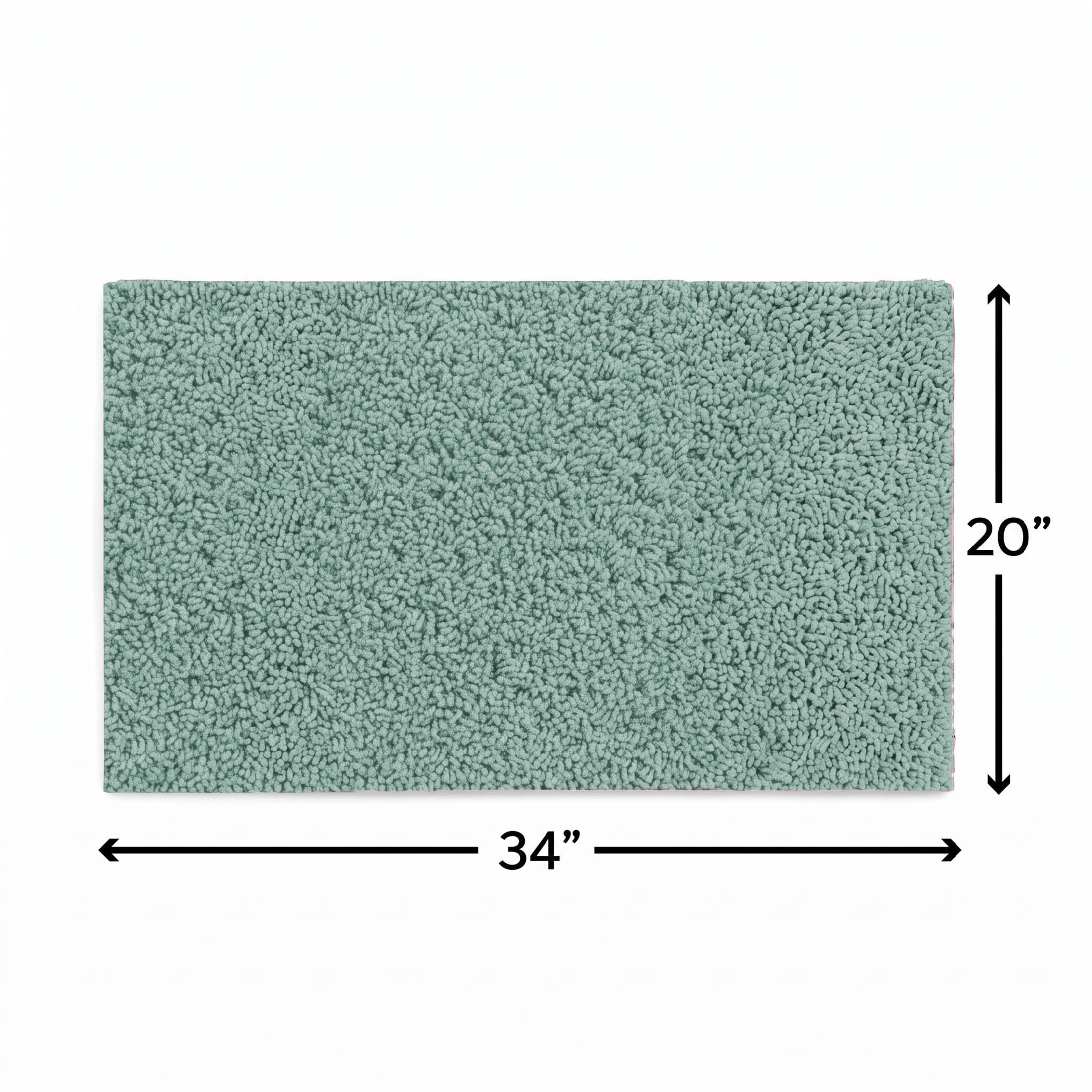 Better Homes & Gardens Ultra Soft Rug, 20" x 34", Green photo 5