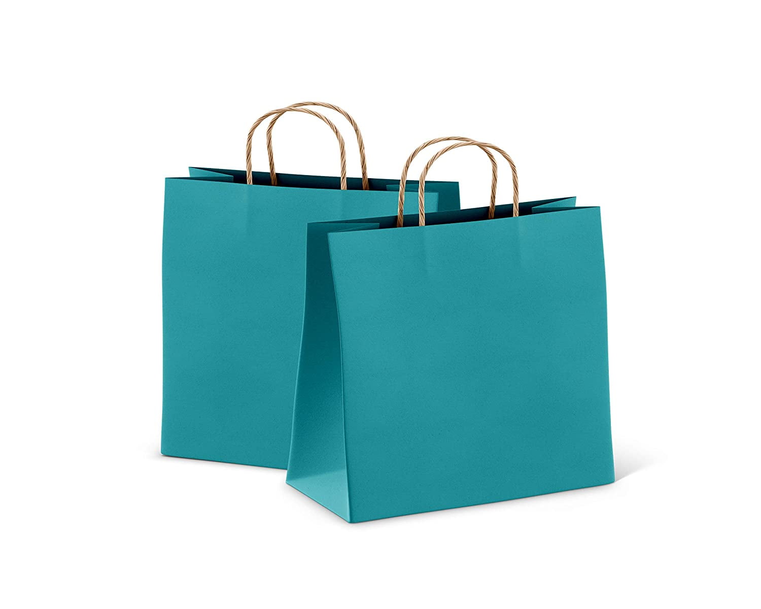 Download Pack Of 25 Dark Teal Shopping Paper Bags 8 X 4 75 X 10 5 Kraft Carrier Bags With Rope Handles For Shopping Merchandise Grocery Strong Reusable Recycling Packing And Packaging Walmart Com Walmart Com