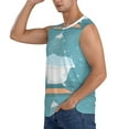 thumbnail image 3 of Balery Bathtub with Soap Bubbles Men's Sleeveless Muscle Shirts Workout Tank Top, Moisture Wicking, Odor Protection-Large, 3 of 8