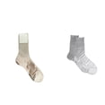 thumbnail image 2 of Metallic Silk Sock Soft Ribbed Socks Elegant Style,Pure - Color Pile Socks, Multi - color Options for Sports, Casual and Basketball,suitable for business/leisure, 2 of 5