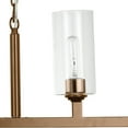 thumbnail image 2 of Jamie Young  Linear 6-Light Steel Chandelier Antique Brass, 2 of 4