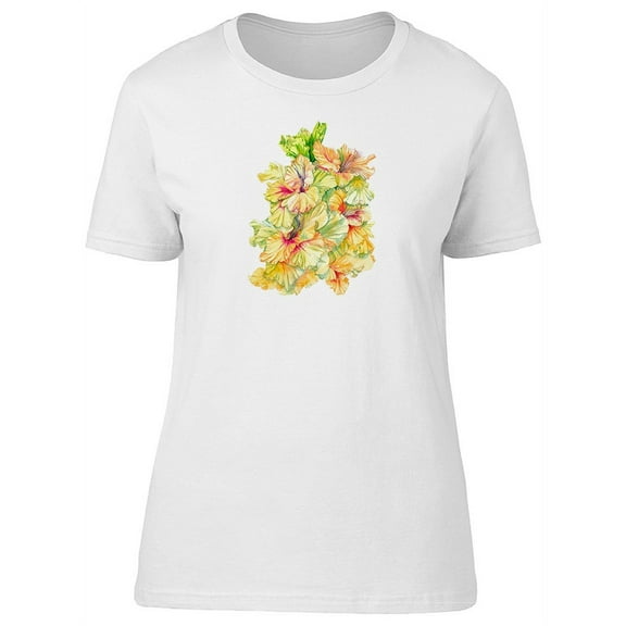 Beautiful Yellow Exotic Flowers Tee Women's -Image by Shutterstock