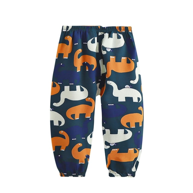 Odeerbi 1-6 Años Para Niños Pantalones de Chándal Lindo Entrenamiento de Estampado de Dinosaurio Atletismo Pantalones de Joggadores Atletismo Pantalones Cortos Joggers