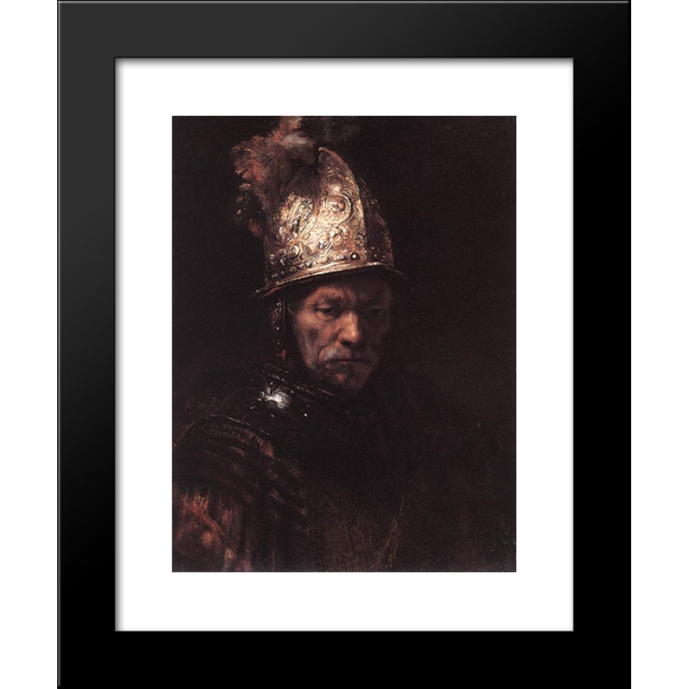 Man in a Golden Helmet 20x24 Framed Art Print by Rembrandt