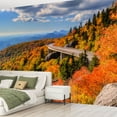 thumbnail image 2 of Peel and Stick Wallpaper Waterproof Linn Cove Viaduct Blue Ridge Parkway North Wall Mural Decor Self Adhesive and Removable 69in x 98in, 2 of 8