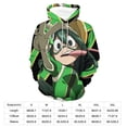 thumbnail image 2 of My Hero Academia Unisex Adult Hoodie Casual Hooded Sweatshirt Pullover Novelty 3D Printed Sweater Jacket 2XL, 2 of 8