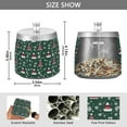thumbnail image 2 of Yayeee Ashtray with Lid for Cigarette Smokeless Stainless Steel Home Ash Holder, Red Christmas Trees, 2 of 7