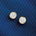 thumbnail image 5 of Ross-Simons 1.00 ct. t.w. Bezel-Set Diamond Stud Earrings in 14kt Yellow Gold, Women's, Adult, 5 of 7