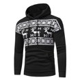 thumbnail image 2 of Sudaderas Con Capucha Para Hombres Navidad Casual Ciervo Impreso Bolsillo Con Capucha Sudadera Con Capucha Odeerbi ODB-4, 2 of 3