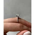 thumbnail image 6 of SOLITAIRE JEWELS 2.5Ct Princess Cut Moissanite Diamond Engagement Ring 10K White Gold, 6 of 6