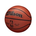 thumbnail image 6 of Wilson Nba Authentic Indoor/Outdoor Basketball, Brown, 29.5 in., 6 of 7