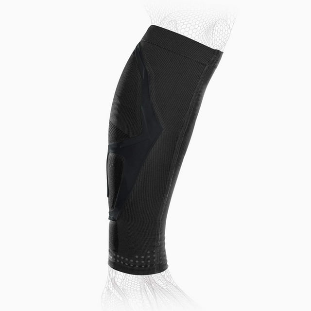 DonJoy Performance TRIZONE Compression: Calf Support Sleeve, Black, Large