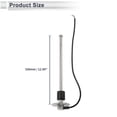 thumbnail image 3 of Unique Bargains 1 Set Fuel Sending Unit and Gauge Kit 12.99" Length Boat Fuel Sending Unit Marine Fuel Sender Unit Silver Tone Black White Metal 240-33 Ohm, 3 of 6