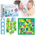 thumbnail image 2 of Jindong Tailor Master Children's Educational Thinking Concentration Training Toy Graphic Color Matching Double Battl E Table Game, 2 of 9