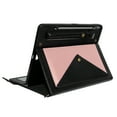 thumbnail image 4 of for Samsung Galaxy Tab 12.4" S8plus/X800/X806/S7FE/T730/T733/T736/T738/S7plus/T970/T975 Envelope Case, PU Leather w/Pen Holder/Card Slot/Hand Strap Wallet Shoulder Bag Carrying Case,Rosegold, 4 of 6