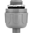 thumbnail image 2 of 3/8 in. NPT Straight Liquid Tight Conduit Connectors, Non-Metallic Waterproof Nylon Conduit Fittings (25 Pack), 2 of 6