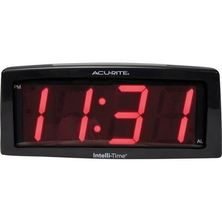 AcuRite 7-inch Intelli-Time Alarm Clock (Pack of 4)