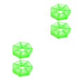 thumbnail image 2 of Caja de pastillas de 7 días Kearding 2 piezas Plástico 7 Rejillas Almacenamiento Dispensador, 2 of 6