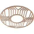 thumbnail image 2 of 24"OD x 8 3/4"ID x 1/4"T Empire Wood Fretwork Pierced Ceiling Medallion, Cherry, 2 of 3