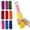 Random color, variant on CHENjy 10 Pack Reusable Ice Sleeves, Insulated Popsicle Holders for Frozen Treats, Stretchy Mess Free Ice Pop Covers for Summer Pool