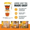 thumbnail image 5 of Tiesta Tea - Ultimate Live Loose Kit, Loose Leaf Tea Starter Kit, High to Non Caffeinated Hot & Iced Tea, Starter Kit w/ Black, Green, Herbal Tea Sample Bags and 16oz Bottom Dispensing Tea Infuser, 5 of 9