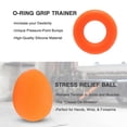 thumbnail image 3 of Hand Grip Strengthener Workout Kit 5 Pack, Adjustable Grip Exerciser, Finger Stretcher Resistance Extensor Bands, Finger Strength Trainer, Hand Squeeze Ball & Exercise Ring, 3 of 5