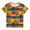 Orange, variant on Toddler Kids Boys Girls Hawaiian Tops Summer Beach Tropical Print Short Sleeve T-shirt Summer Funny Graphic Shirts 3-14 Years Red