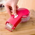 thumbnail image 4 of Kitchen Aid Cherry Pitter Stainless Steel Plastic Deluxe Multi Fruit Pit Corer Core Cutter Remover Prep Helper Machine Mason Jar Tool Gadget Red for 6 Cherries Plums Olives Berries (Piter), 4 of 6