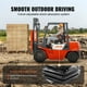 thumbnail image 2 of VEVOR Suspensión universal para asiento de tractor, asiento plegable para carretilla elevadora con respaldo de ángulo ajustable, microinterruptor, cinturón de seguridad y reposabrazos, asiento de trac, 2 of 8