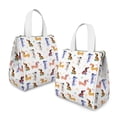 thumbnail image 2 of Dachshund Sport Insulated Lunch Bag for Women & Adults,Large Portable Soft Cooler Lunch Bag,Thermal Food Storage Tote with Pearl Cotton,8.66L,8.75x5.75x9.5 Inch, 2 of 6