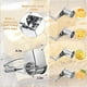 thumbnail image 2 of Rallador de queso profesional para cocina, rallador multifuncional con cuchillas intercambiables de acero inoxidable duraderas para rallar sin esfuerzo, color plateado, 2 of 8