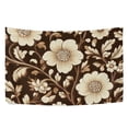 thumbnail image 6 of Yayeee Tapestry Wall Hanging for Bedroom 60" x 40" Living Room Home Wall Art Decor, Brown Floral, 6 of 7