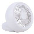 thumbnail image 3 of Mini ventilador de escritorio portátil, recargable por USB, funcionamiento silencioso, color blanco, 3 of 8