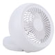 thumbnail image 3 of Mini ventilador de escritorio portátil, recargable por USB, funcionamiento silencioso, color blanco, 3 of 8