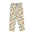 thumbnail image 4 of Goofa Funny Chicken Printed Soft Pajama Pants for Women, Wide Leg Comfy Casual Lounge Yoga Pants-Small, 4 of 9