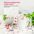 thumbnail image 2 of Fusion Select Mini Candy Canes - 100 Pack, Striped Christmas Candies, Naturally Flavored Peppermint, 2 of 7
