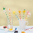 thumbnail image 6 of Prdigy 16 Pieces Silicone Straw Covers Straw Topper, Reusable Drinking Straw Plugs, Straw Toppers for stanley cup, Universal Straw Covers Cap for 6-8 mm Straws Dust and Splash Proof, 6 of 7