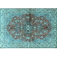 thumbnail image 1 of Ahgly Company Indoor Rectangle Persian Light Blue Traditional Area Rugs, 8' x 12', 1 of 4