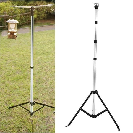 Lantern Stand Spptty Outdoor Camping Light Lantern Aluminium Alloy Folding Tripod Stand BBQ Garden, Hiking Lantern Stand,Camping Lantern Stand ()