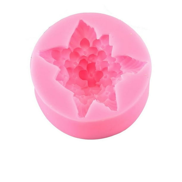 Bearachild Molde de silicona para Fondant de flores, utensilios para hornear con forma de rosa/lirio/clavo, herramienta de decoración de Herramientas y accesorios para hornear