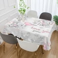 thumbnail image 2 of Yayeee Tablecloths 60" x 60" Rectangle Wrinkle Resistant Party Table Cover, Cartoon Elephant, 2 of 8