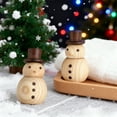 thumbnail image 4 of Christmas Aroma Diffuser, Wooden Snowman Flameless Essential Oil Diffuser for Home Bedroom Office, Holiday Scent Air Freshener Winter Decor Christmas Gift, 4 of 6