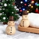 thumbnail image 4 of Difusor de aroma sin llama de muñeco de nieve de madera | Difusor de aceites esenciales de madera | Decoración navideña beige | Aromaterapia segura sin llama para la oficina y el dormitorio | Idea, 4 of 6