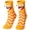 Yellow, variant on Children's Funny Novelty Socks - Boys Girls Crew Socks Assortment - Crazy 2D Eyeball Pattern - Toddler Youth Cool Socks