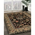 thumbnail image 2 of Ahgly Company Indoor Rectangle Traditional Black Brown Persian Area Rugs, 2' x 5', 2 of 6