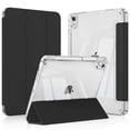 thumbnail image 1 of Funda para iPad 10ª Gen 10.9” con Porta Lápiz (Parte Trasera Rígida Transparente, Color Negro, con Stickers), 1 of 7