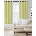 thumbnail image 2 of Yellow White Stripe Blackout Curtains 96 Inches Long for Bedroom, Modern Rustic Vertical Striped Thermal Insulated Room Darkening Black Out Window Curtain Panels Grommet Drapes for Living Room, 2 of 8