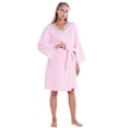 thumbnail image 2 of WBQ Bath Robes for Women, Plush Female Bathrobe, Christmas Gifts for Women Pink Tag XXL/US 14, 2 of 9