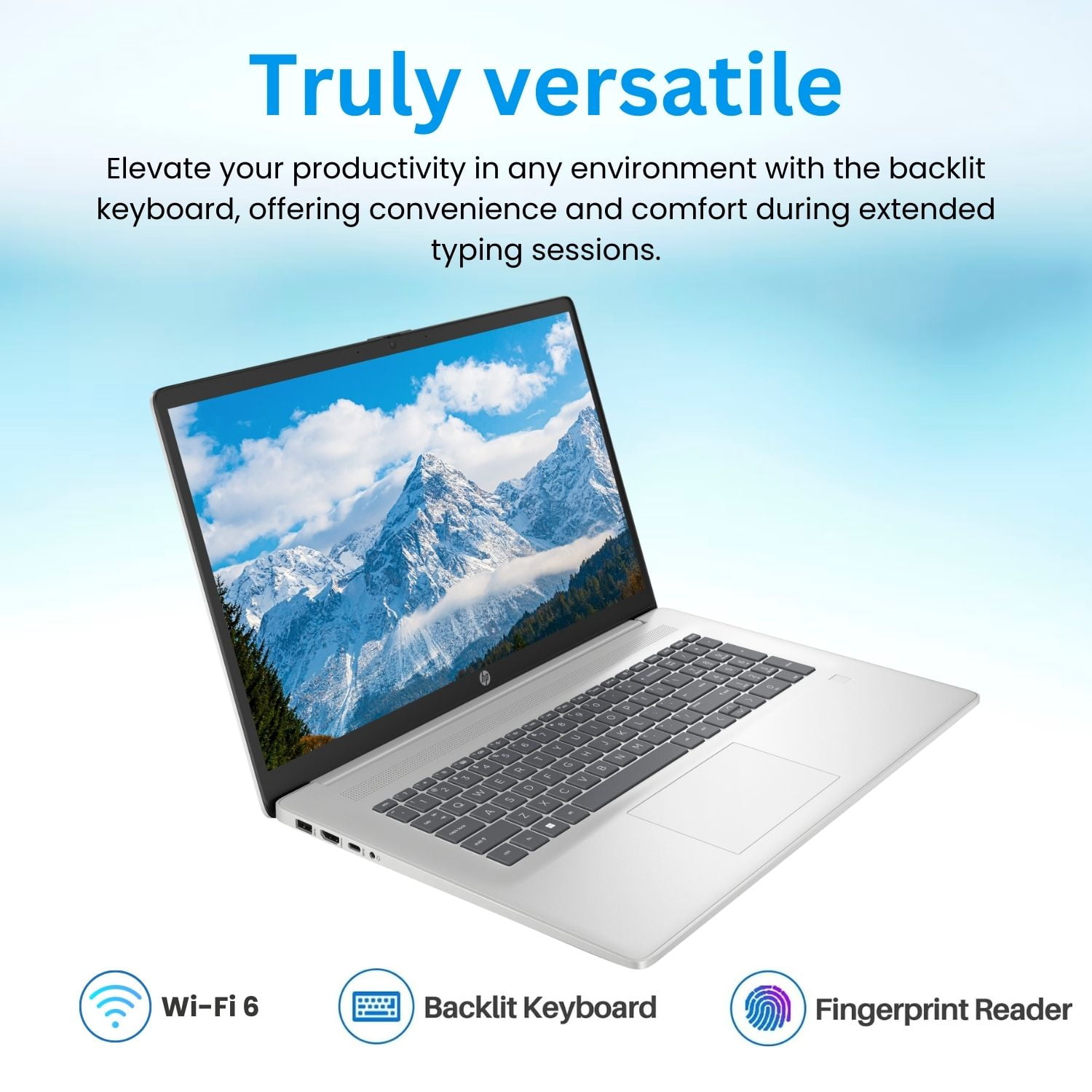HP Essential 17t Laptop, 17.3